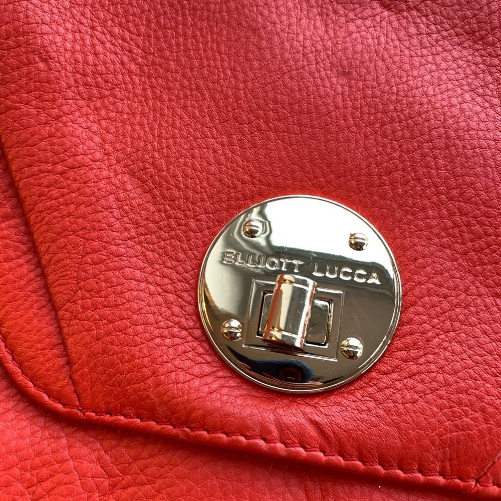 Elliott Lucca Red Envelope Clutch/Shoulder Bag - Picture 2 of 7